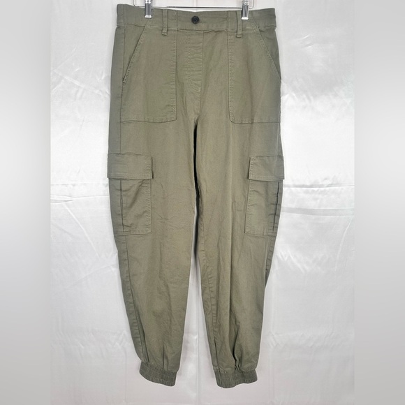 So Goods for Life Kohls Women’s Olive Cargo Pants Size 13 pull on joggers - Picture 1 of 11